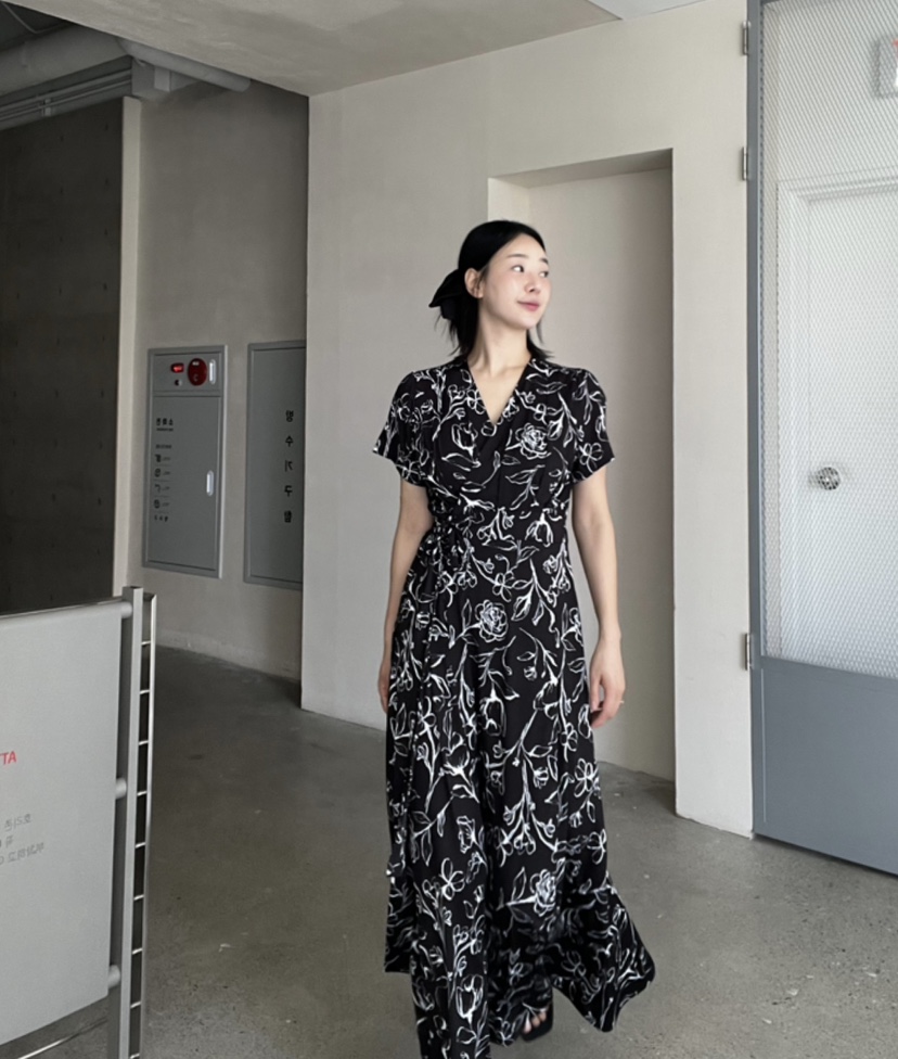 VERNI韓國㊣直郵東大門代購女裝新款時尚職業休閑人氣連衣裙VERNI連衣裙