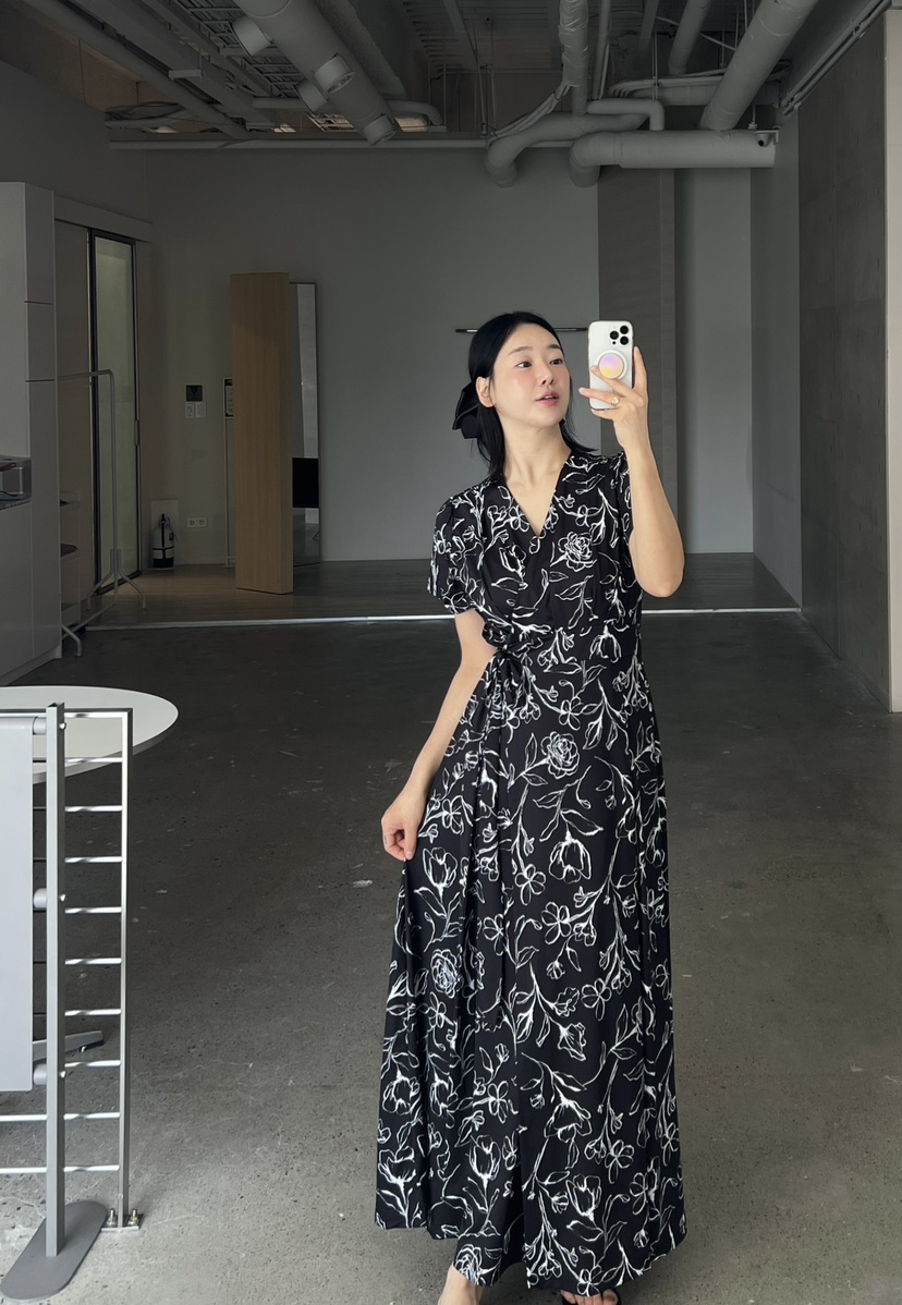 VERNI韓國㊣直郵東大門代購女裝新款時尚職業休閑人氣連衣裙VERNI連衣裙