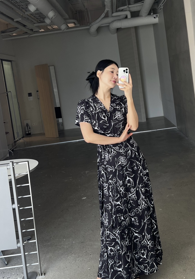 VERNI韓國㊣直郵東大門代購女裝新款時尚職業休閑人氣連衣裙VERNI連衣裙