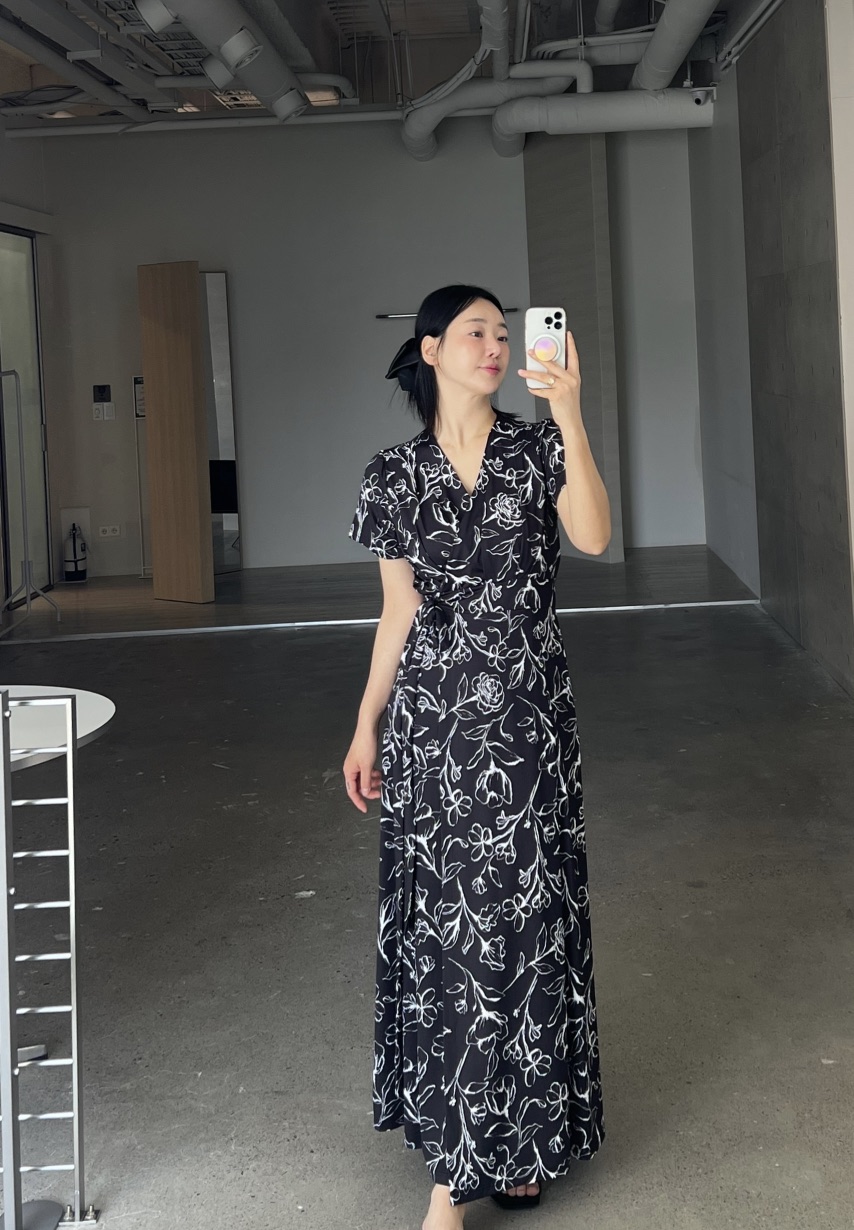 VERNI韓國㊣直郵東大門代購女裝新款時尚職業休閑人氣連衣裙VERNI連衣裙