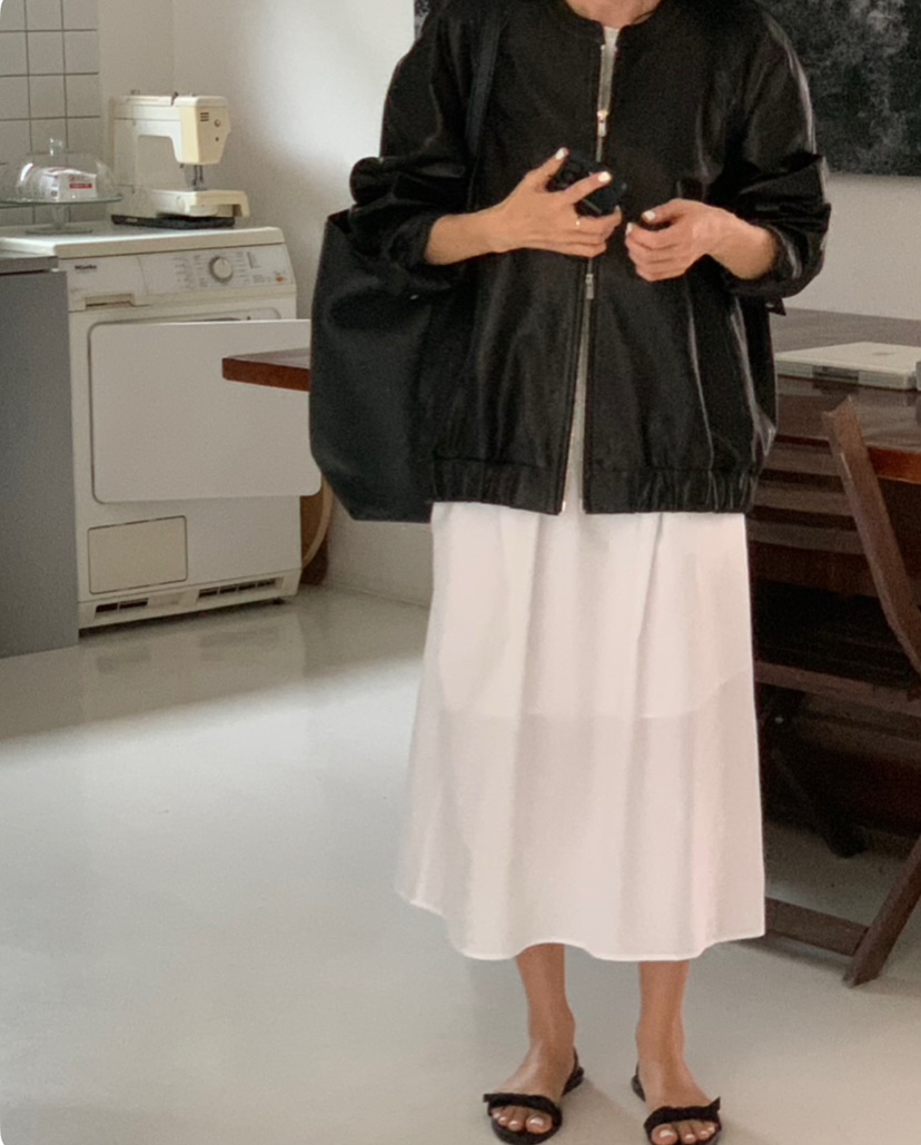 A Flan韓國㊣直郵東大門代購女裝新款人氣熱賣休閑皮衣羊皮AFN/A Flan皮衣