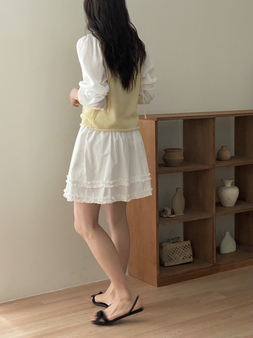 TIZZI韓國直郵㊣女裝新品時尚職業推薦熱賣人氣25春夏休閑短裙TIZZI短裙