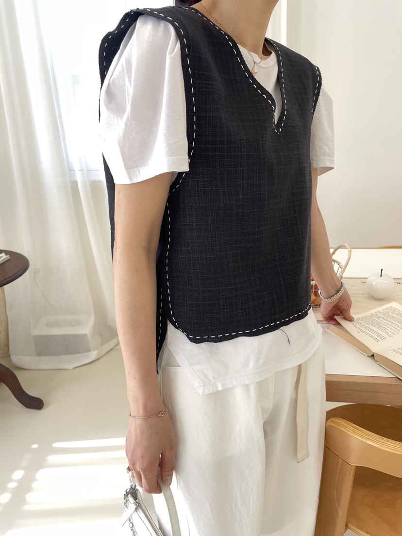 EDITION-P韓國直郵㊣東大門實拍女裝新品25春夏時尚吊帶背心EDITI_ON吊帶/背心