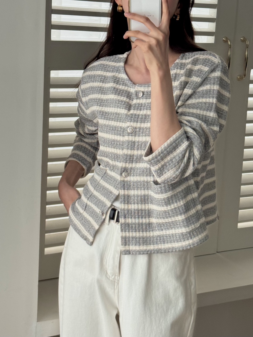 TIZZI韓國直郵㊣女裝新款休閑推薦時尚25春夏熱賣職業針織衫TIZZI針織衫