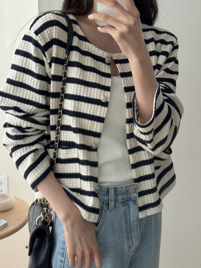 TIZZI韓國直郵㊣女裝新款休閑推薦時尚25春夏熱賣職業針織衫TIZZI針織衫