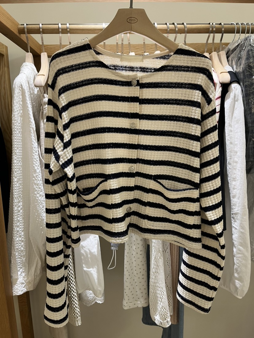 TIZZI韓國直郵㊣女裝新款休閑推薦時尚25春夏熱賣職業針織衫TIZZI針織衫圖色3