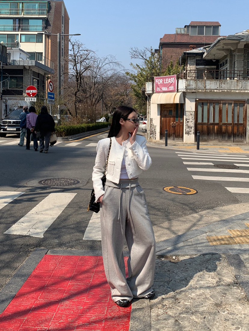 REVE CITE-L韓國㊣直郵東大門代購女裝新品休閑職業休閑褲REVE CITE休閑褲