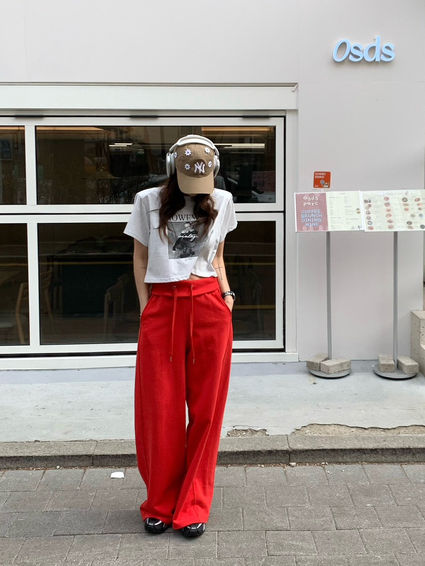 REVE CITE-L韓國㊣直郵東大門代購女裝新品休閑職業休閑褲REVE CITE休閑褲