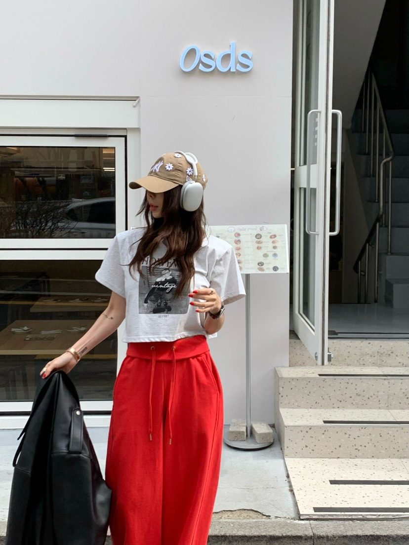 REVE CITE-L韓國㊣直郵東大門代購女裝新品休閑職業休閑褲REVE CITE休閑褲