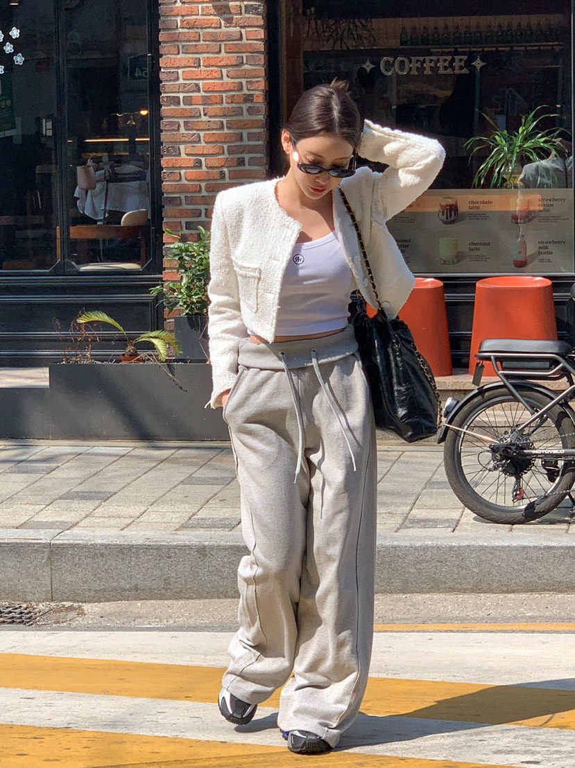 REVE CITE-L韓國㊣直郵東大門代購女裝新品休閑職業休閑褲REVE CITE休閑褲