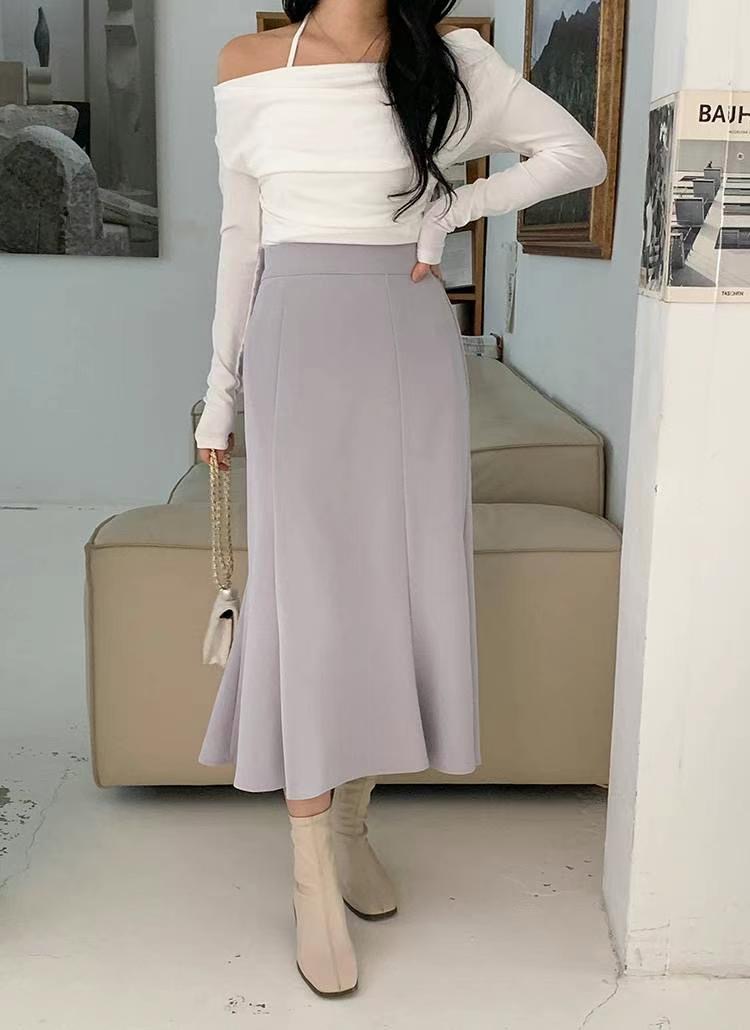 STELLA SKIRT韓國直郵㊣東大門實拍女裝新款職業推薦時尚長裙STELLA SKIRT長裙