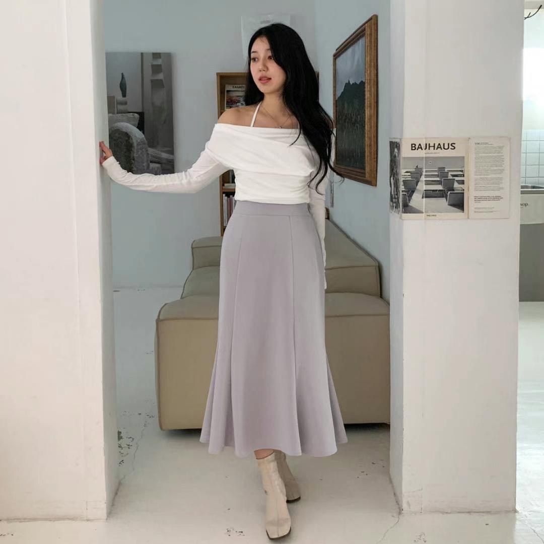 STELLA SKIRT韓國直郵㊣東大門實拍女裝新款職業推薦時尚長裙STELLA SKIRT長裙