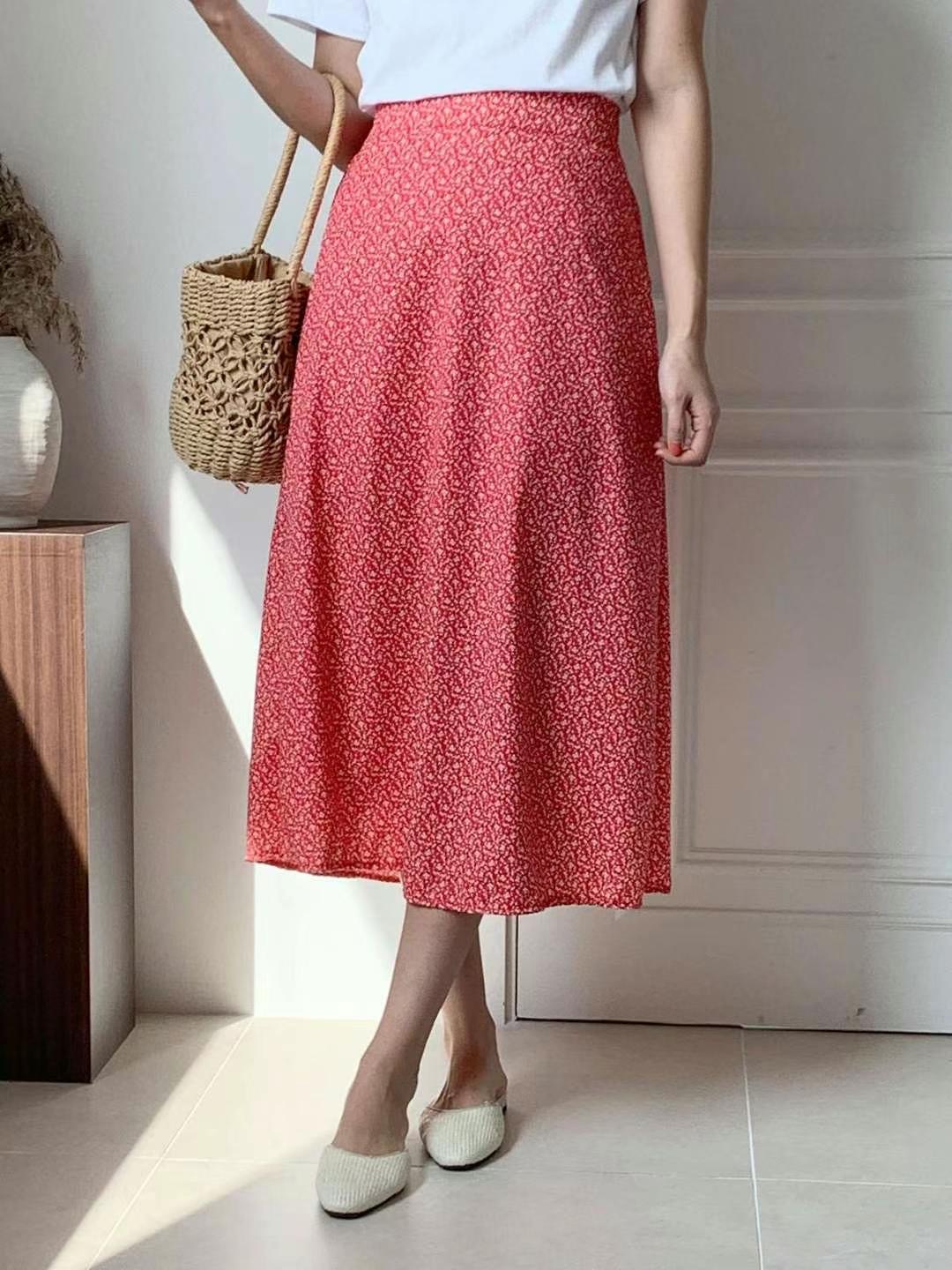 STELLA SKIRT直郵韓國代購㊣女裝新品時尚25春夏半身裙中短裙STELLA SKIRT半身裙/中短裙