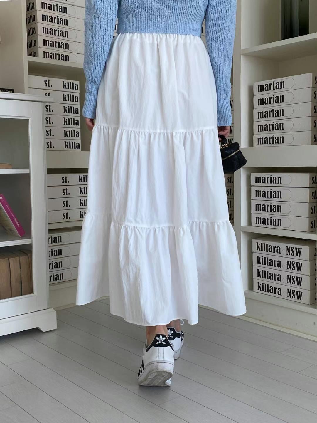 STELLA SKIRT韓國直郵㊣東大門實拍女裝新品熱賣時尚人氣長裙STELLA SKIRT長裙