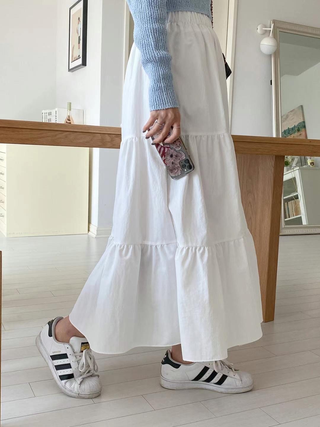 STELLA SKIRT韓國直郵㊣東大門實拍女裝新品熱賣時尚人氣長裙STELLA SKIRT長裙