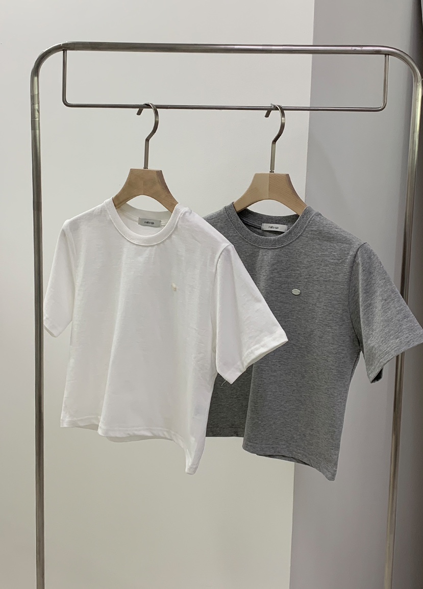 MELLOUNGE-멜라운지-T直郵韓國代購㊣女裝新品25春夏職業T恤MELLOUNGE-TT恤