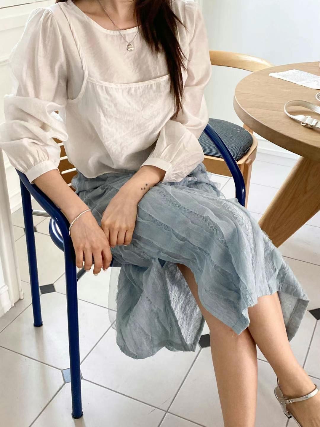 STELLA SKIRT韓國直郵㊣東大門實拍女裝新款推薦半身裙中短裙STELLA SKIRT半身裙/中短裙