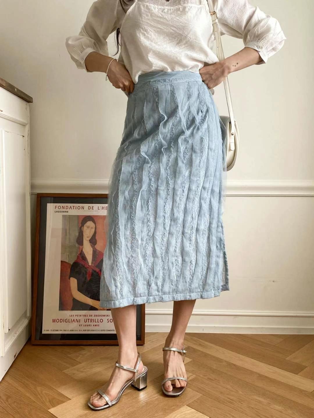 STELLA SKIRT韓國直郵㊣東大門實拍女裝新款推薦半身裙中短裙STELLA SKIRT半身裙/中短裙