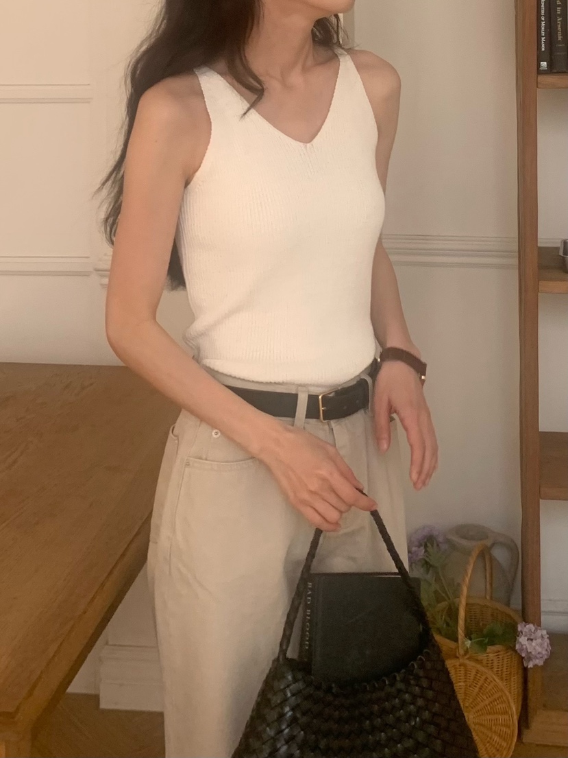 BLEECKER直郵韓國代購㊣女裝新品熱賣職業人氣推薦吊帶背心BLEECKER吊帶/背心