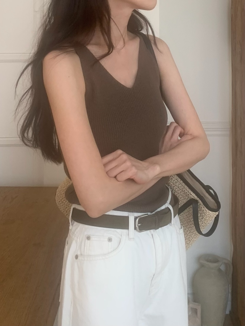 BLEECKER直郵韓國代購㊣女裝新品熱賣職業人氣推薦吊帶背心BLEECKER吊帶/背心