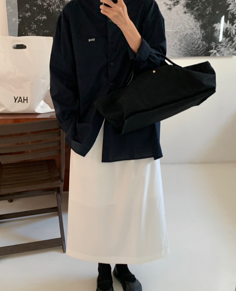 A Flan韓國直郵㊣女裝新款25春夏推薦人氣熱賣時尚休閑長裙AFN/A Flan長裙