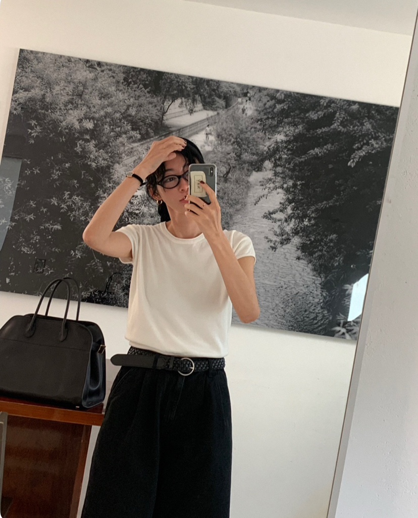 A Flan韓國直郵㊣女裝新款職業休閑25春夏推薦熱賣短褲褶皺AFN/A Flan短褲