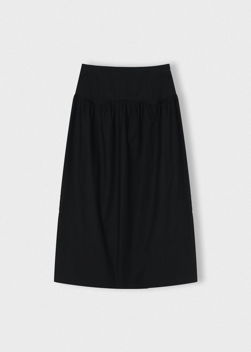 A Flan韓國直郵㊣女裝新品25春夏休閑推薦職業時尚人氣長裙AFN/A Flan長裙圖色2
