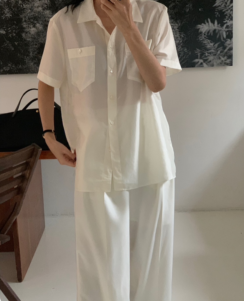 A Flan韓國㊣直郵東大門代購女裝新品人氣職業時尚襯衫蕾絲衫AFN/A Flan襯衫/蕾絲衫