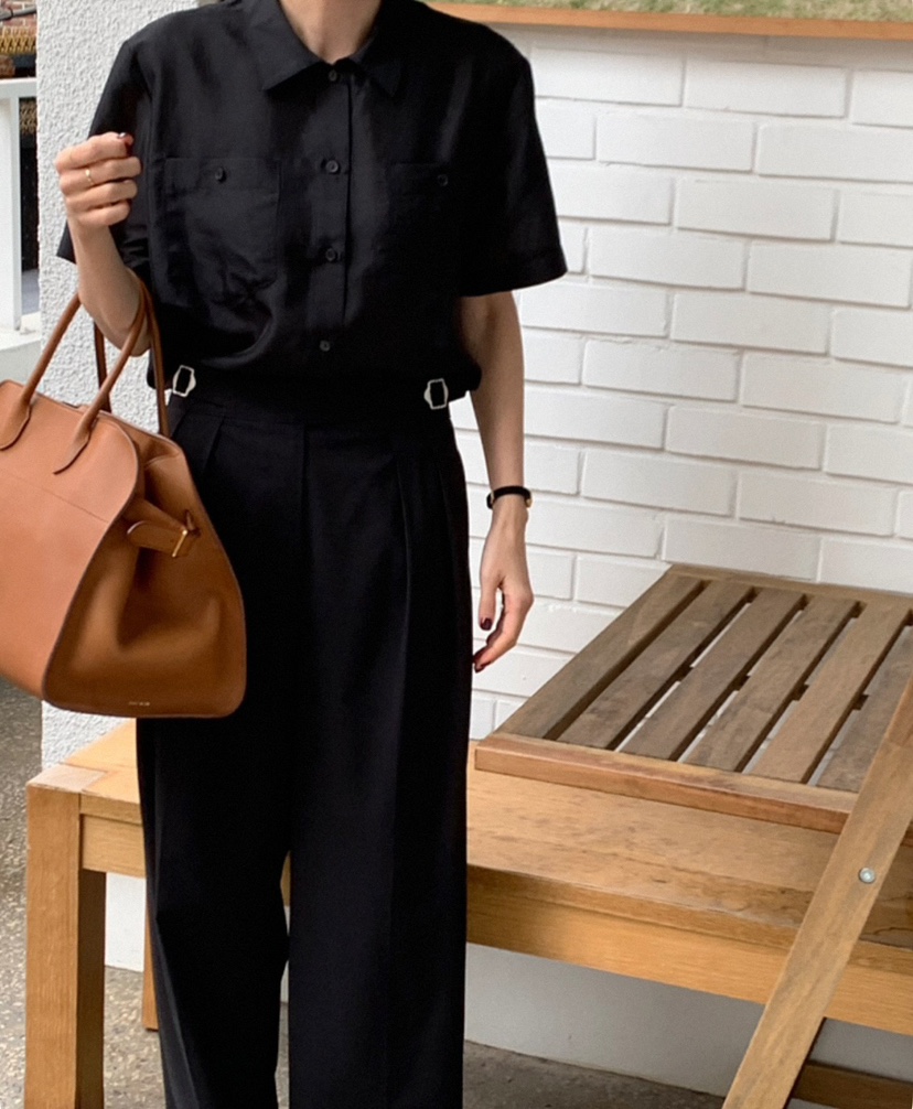 A Flan韓國㊣直郵東大門代購女裝新品人氣職業時尚襯衫蕾絲衫AFN/A Flan襯衫/蕾絲衫
