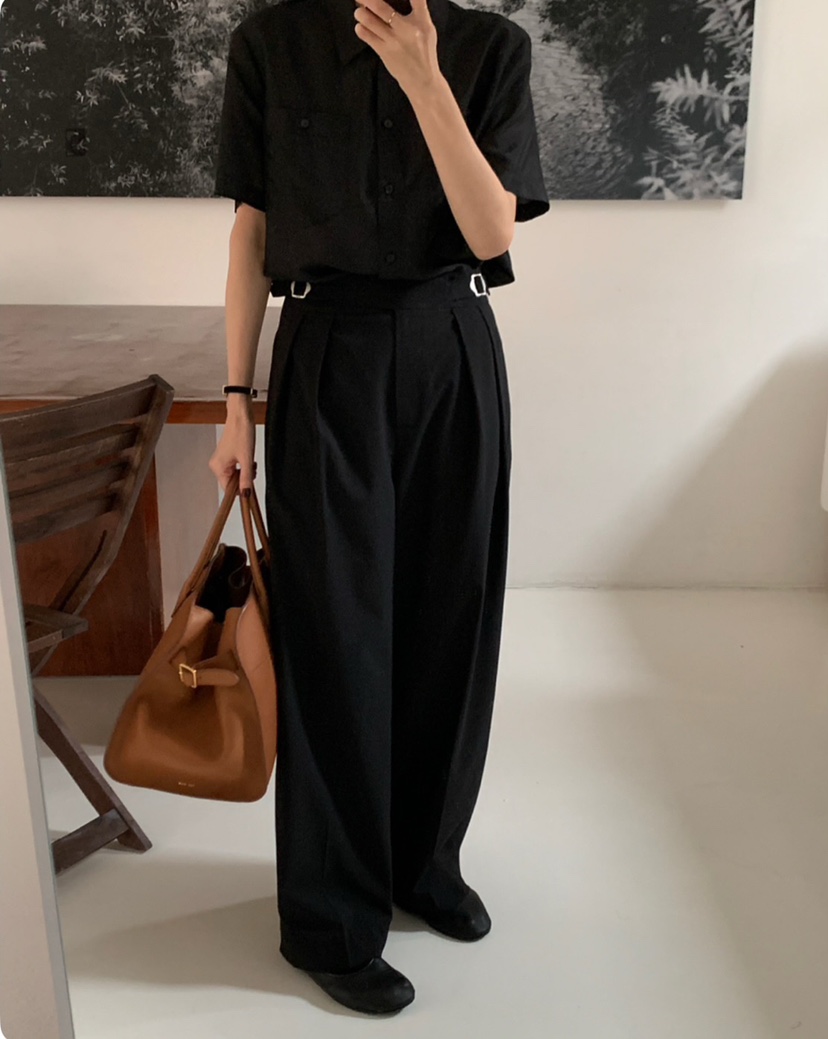 A Flan韓國㊣直郵東大門代購女裝新品人氣職業時尚襯衫蕾絲衫AFN/A Flan襯衫/蕾絲衫