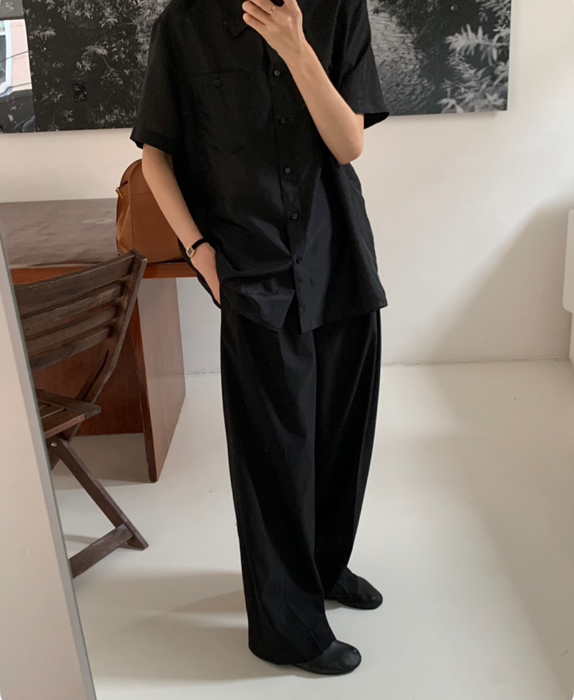 A Flan韓國㊣直郵東大門代購女裝新品人氣職業時尚襯衫蕾絲衫AFN/A Flan襯衫/蕾絲衫