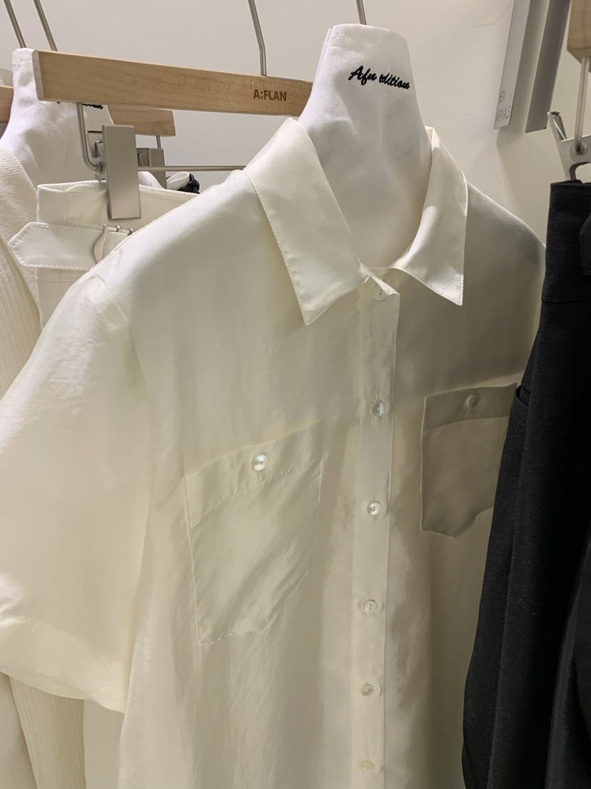 A Flan韓國㊣直郵東大門代購女裝新品人氣職業時尚襯衫蕾絲衫AFN/A Flan襯衫/蕾絲衫
