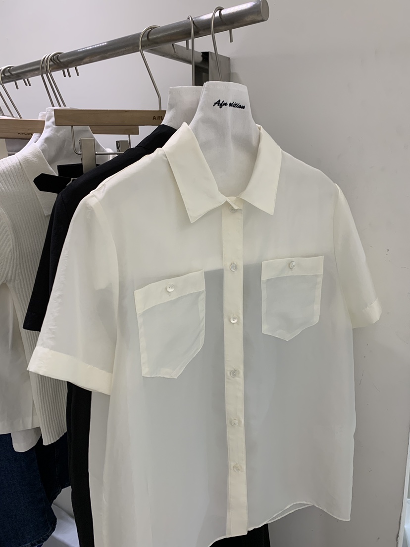 A Flan韓國㊣直郵東大門代購女裝新品人氣職業時尚襯衫蕾絲衫AFN/A Flan襯衫/蕾絲衫
