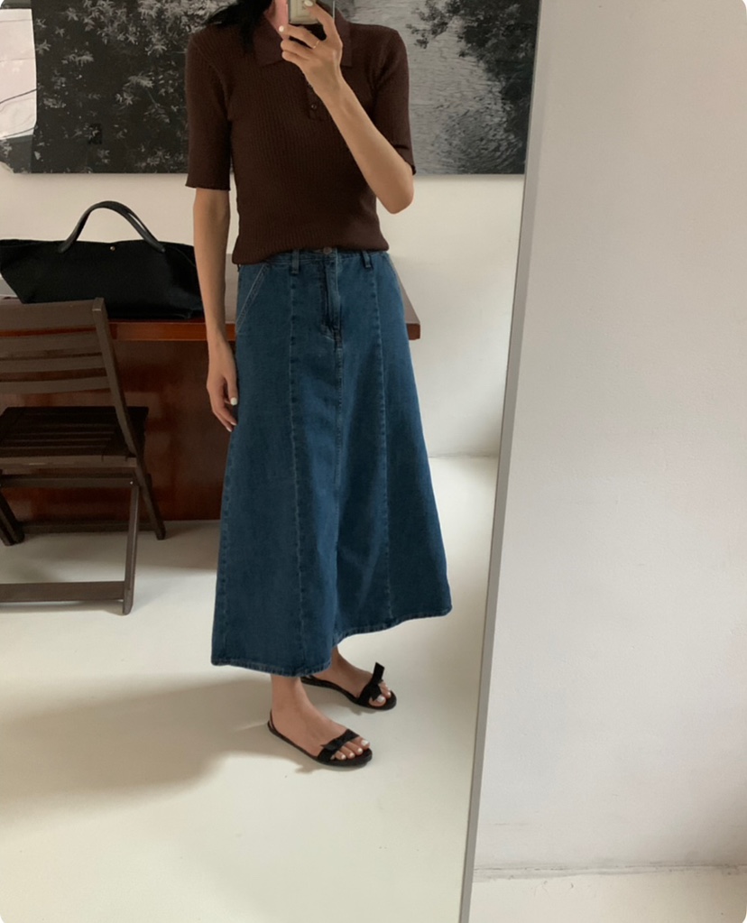 A Flan韓國直郵㊣女裝新款熱賣時尚25春夏人氣休閑針織衫修身AFN/A Flan針織衫
