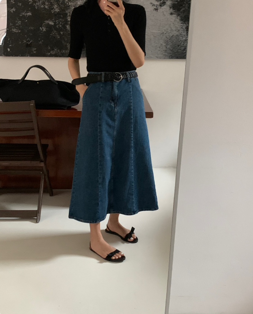 A Flan韓國直郵㊣女裝新款熱賣時尚25春夏人氣休閑針織衫修身AFN/A Flan針織衫
