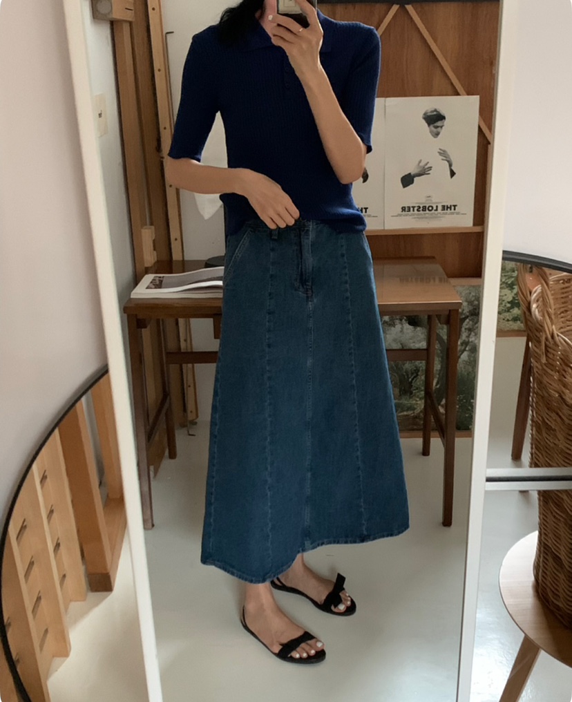 A Flan韓國直郵㊣女裝新款熱賣時尚25春夏人氣休閑針織衫修身AFN/A Flan針織衫