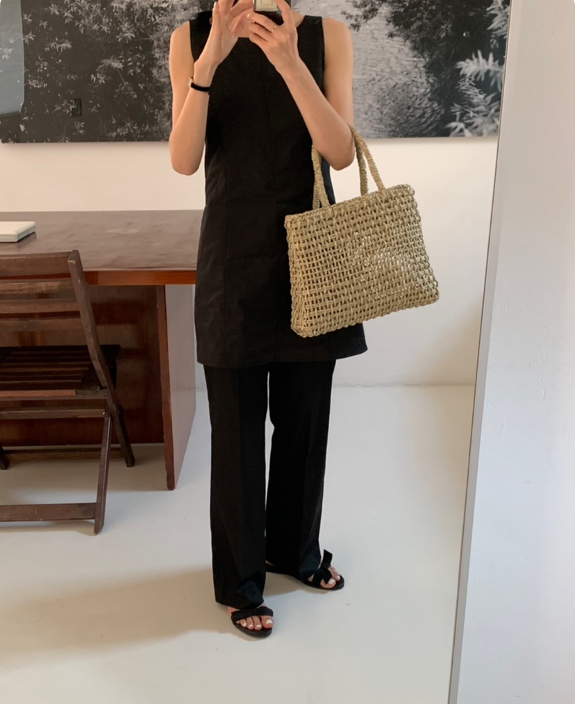 A Flan韓國直郵㊣東大門實拍女裝新品人氣25春夏休閑休閑褲AFN/A Flan休閑褲