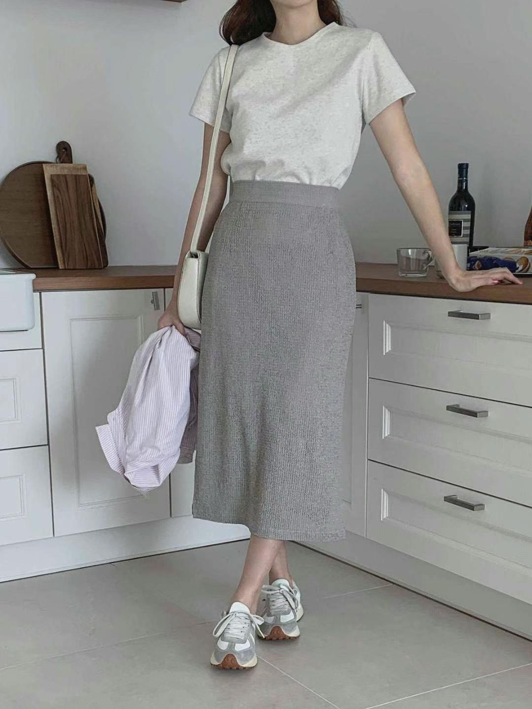 STELLA SKIRT韓國直郵㊣東大門實拍女裝新款時尚半身裙中短裙STELLA SKIRT半身裙/中短裙