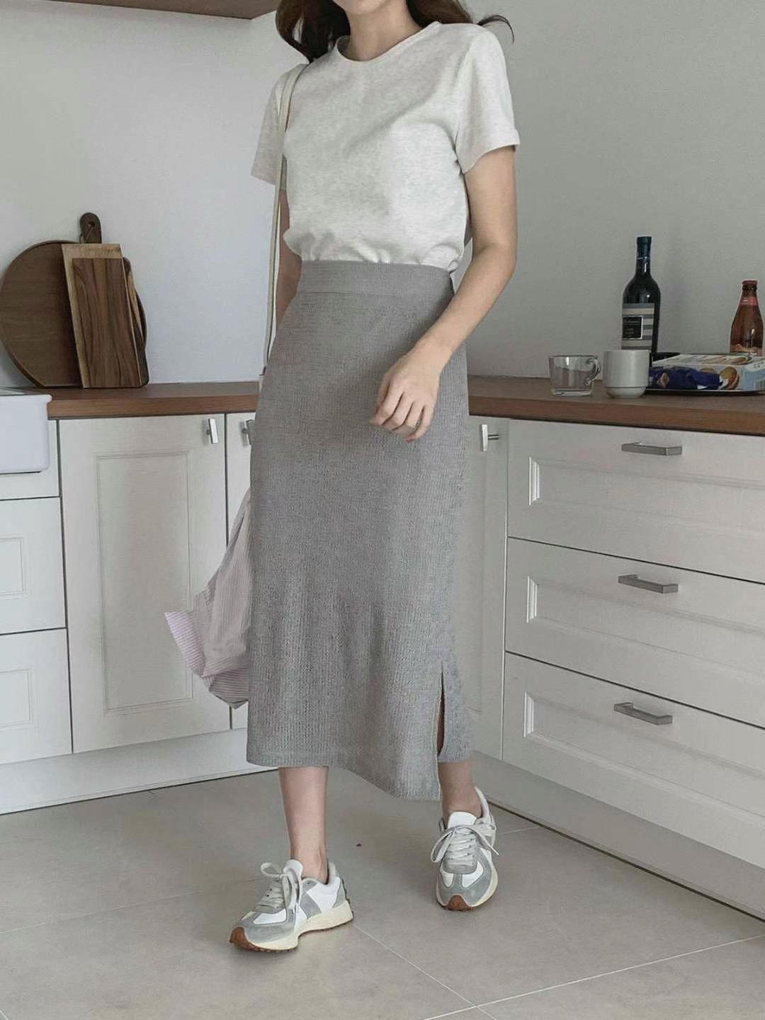STELLA SKIRT韓國直郵㊣東大門實拍女裝新款時尚半身裙中短裙STELLA SKIRT半身裙/中短裙