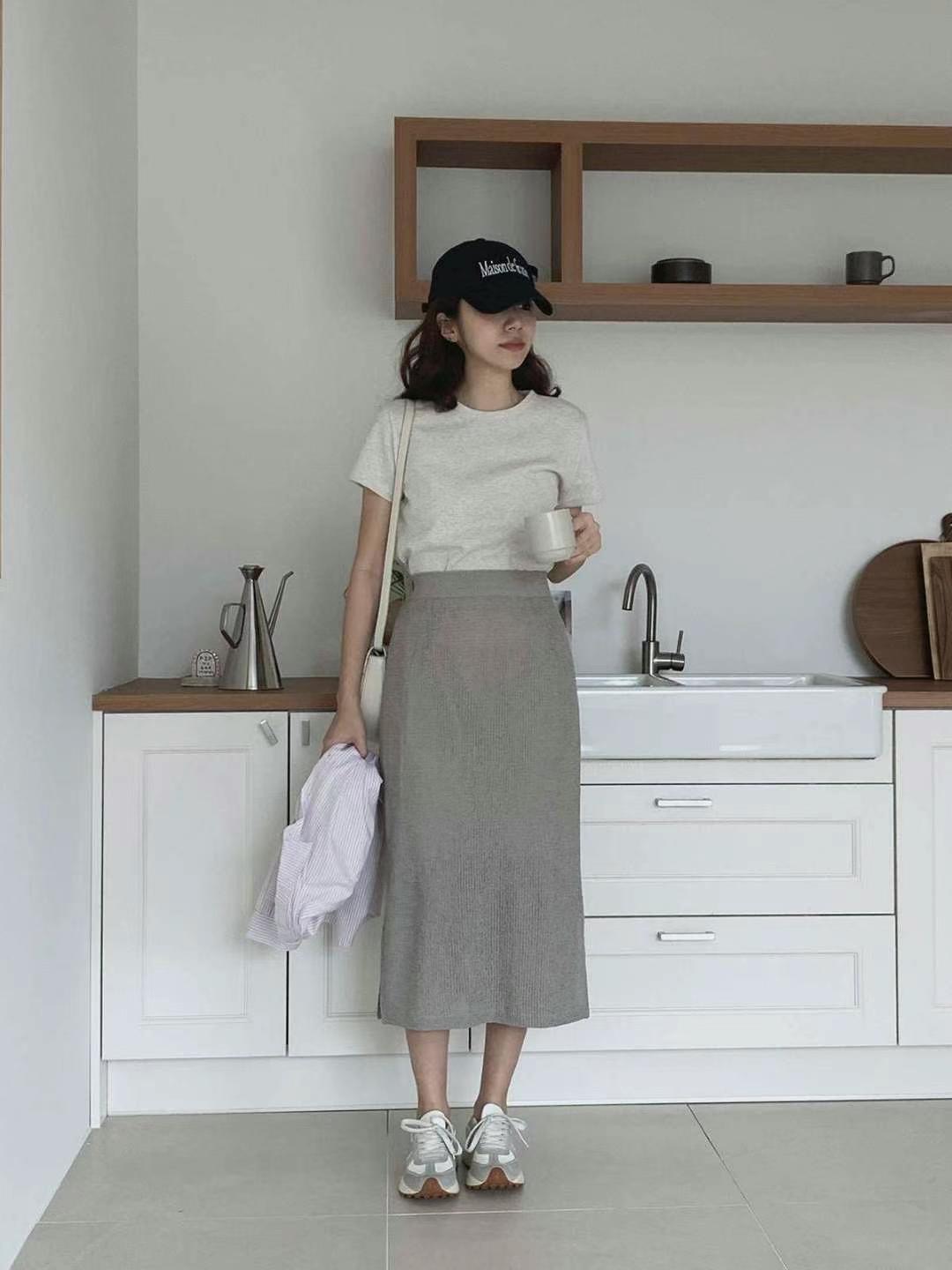 STELLA SKIRT韓國直郵㊣東大門實拍女裝新款時尚半身裙中短裙STELLA SKIRT半身裙/中短裙