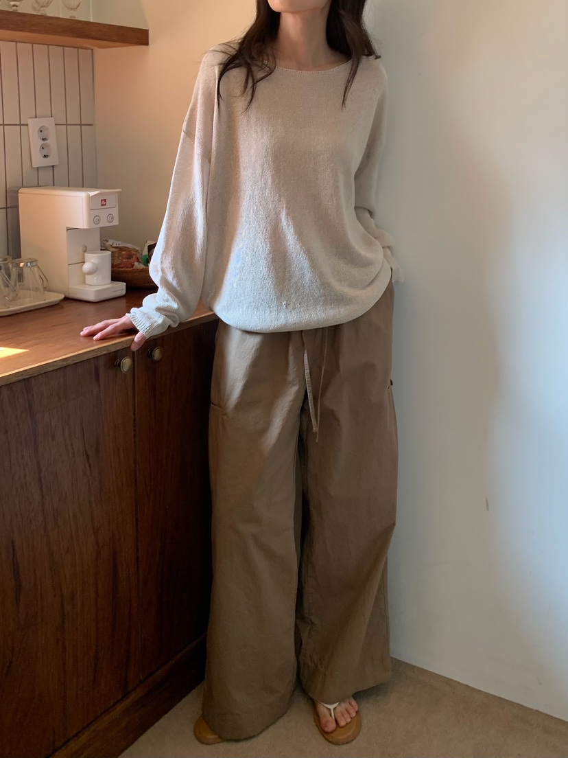 BLEECKER韓國直郵㊣東大門實拍女裝新款時尚職業休閑褲洗水褲BLEECKER休閑褲
