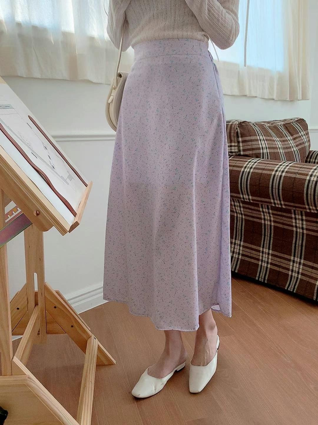 STELLA SKIRT韓國直郵㊣女裝新品時尚推薦25春夏人氣休閑長裙STELLA SKIRT長裙