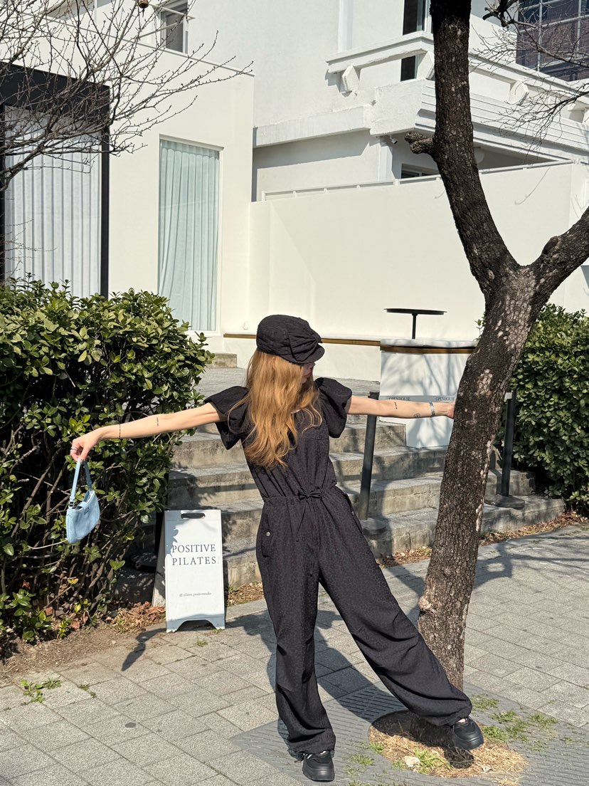 ZEROZERO韓國直郵㊣東大門實拍女裝新品人氣熱賣休閑連體褲ZEROZERO連體褲
