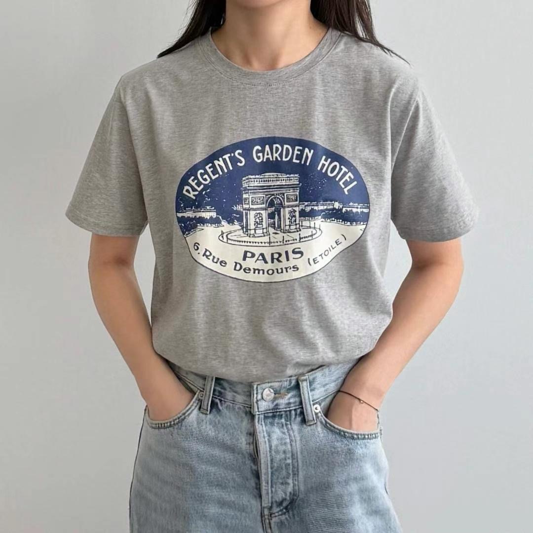 ABLE CO韓國直郵㊣東大門實拍女裝新品熱賣休閑推薦職業T恤ABLE COT恤圖色2