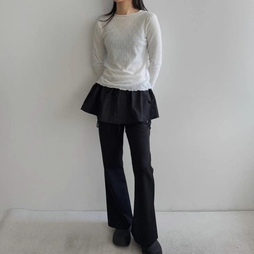 ABLE CO韓國直郵㊣東大門實拍女裝新品職業25春夏休閑休閑褲ABLE CO休閑褲