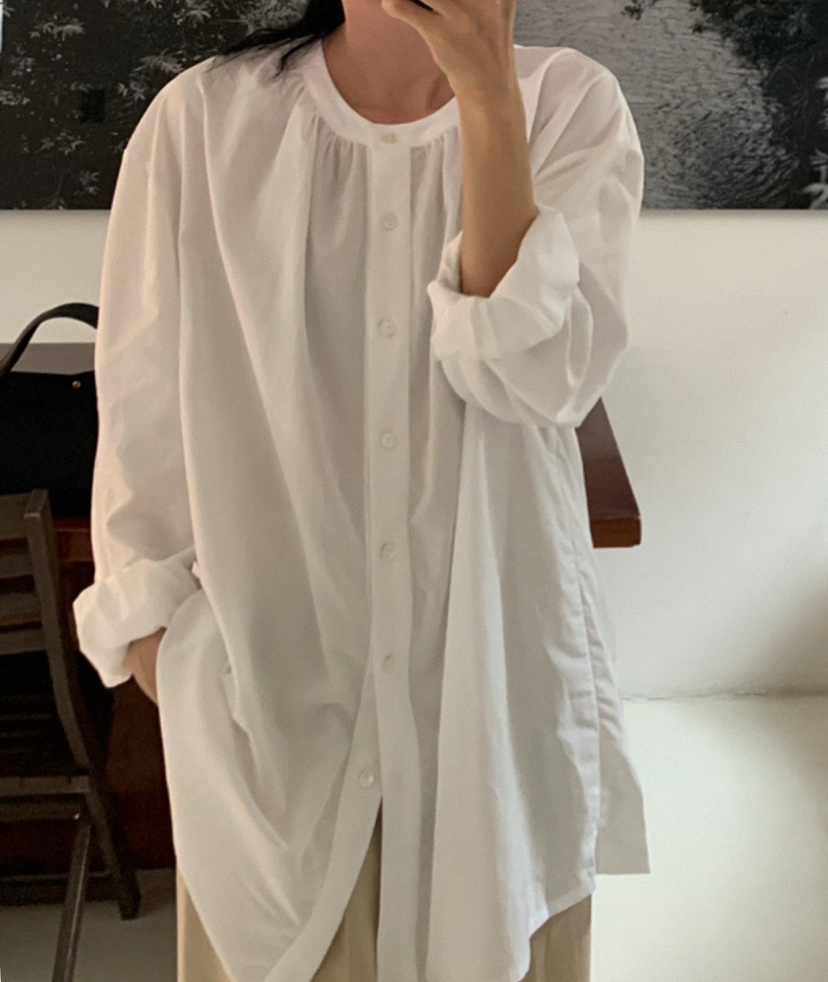 A Flan韓國㊣直郵東大門代購女裝新品人氣時尚推薦襯衫蕾絲衫AFN/A Flan襯衫/蕾絲衫