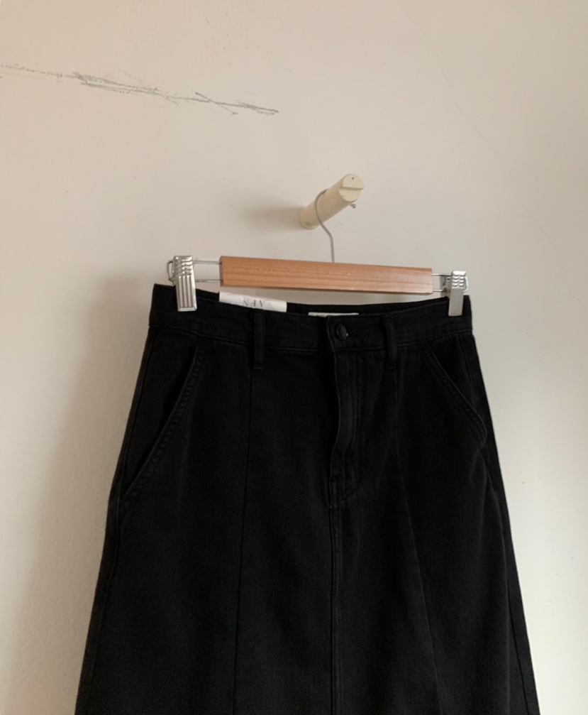 A Flan直郵韓國代購㊣女裝新品職業25春夏時尚推薦人氣長裙AFN/A Flan長裙