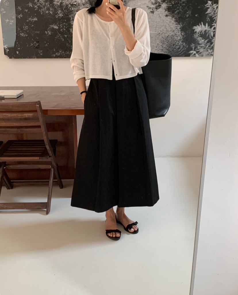 A Flan韓國直郵㊣女裝新品推薦時尚熱賣25春夏連衣裙不含內搭AFN/A Flan連衣裙