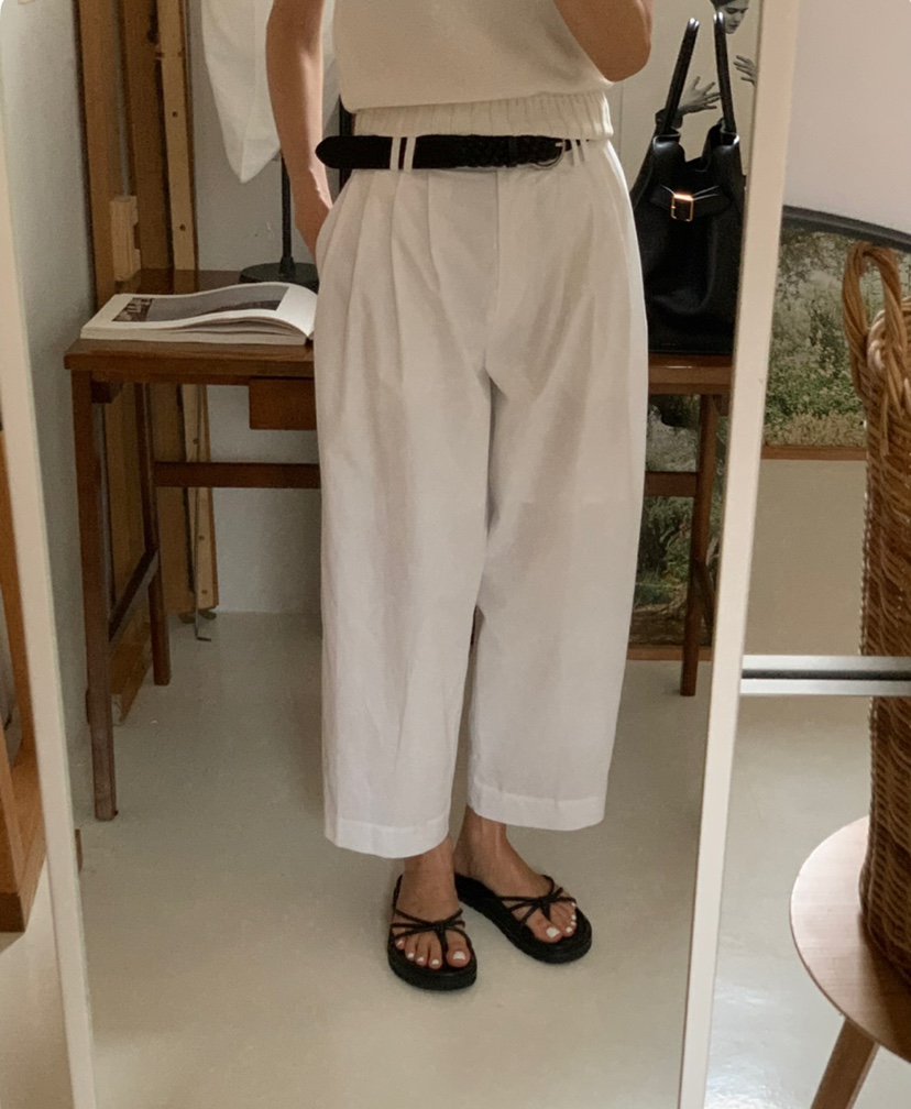 A Flan直郵韓國代購㊣女裝新款休閑熱賣人氣時尚職業休閑褲AFN/A Flan休閑褲