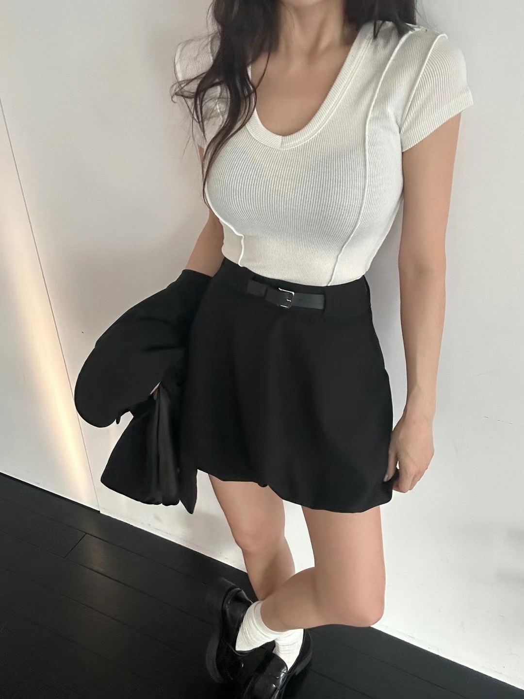 BLACK LINE韓國直郵㊣女裝新款人氣熱賣25春夏推薦休閑T恤BLACK LINET恤